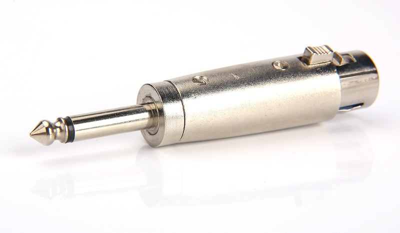 Devinal Professional 6.35mm 1/4 Inch Mono Male Plug to 3 Pin XLR Female Jack Stereo Audio Microphone Adapter Converter Connector - Image 2